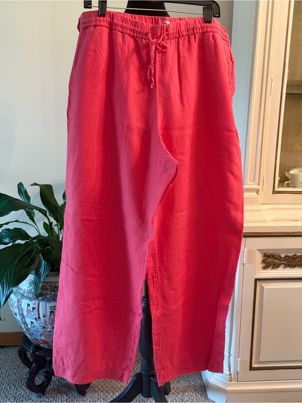 Charter Club Coral Pink Drawstring Joggers